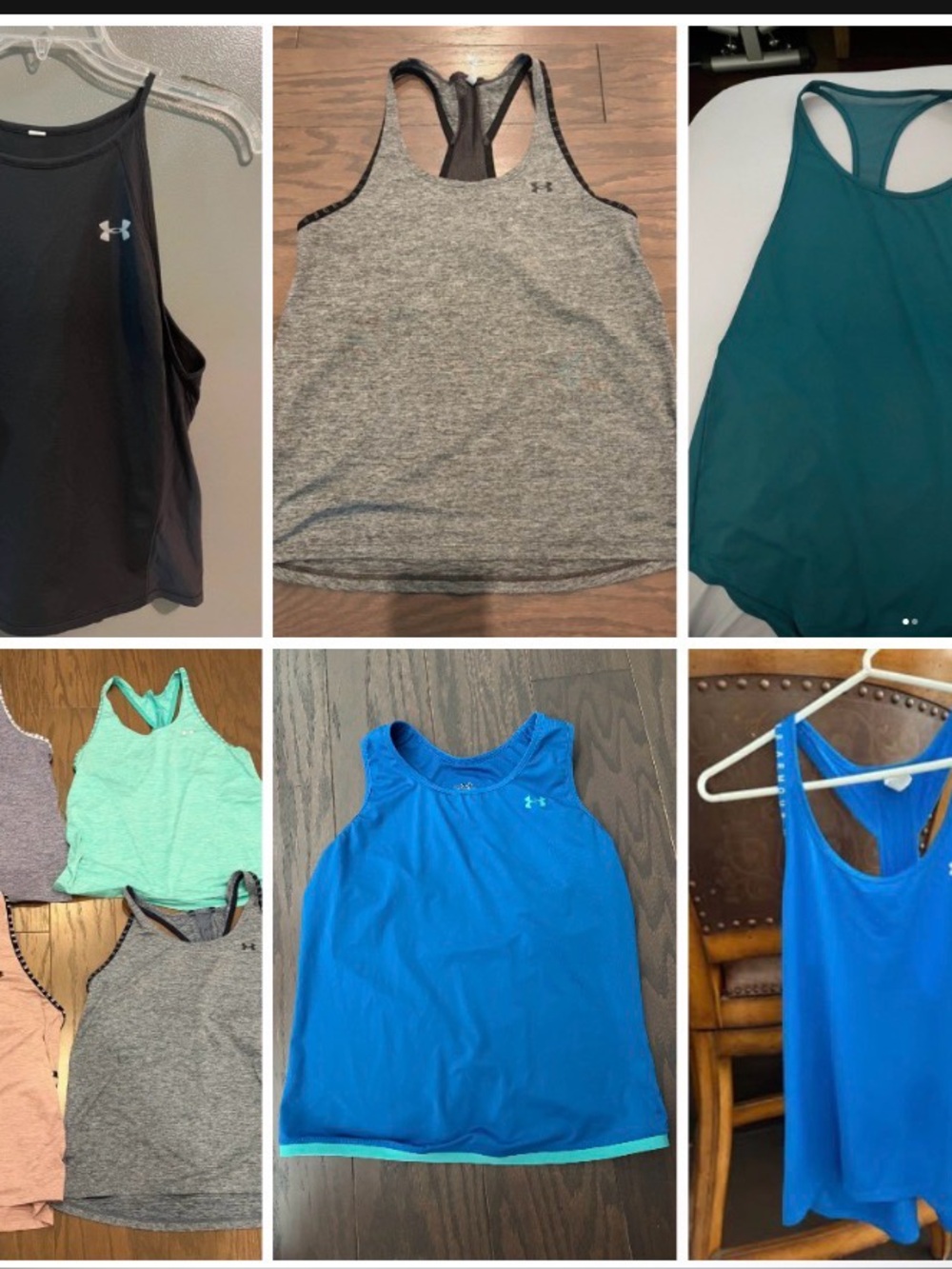 Women’s Under Armour tank top lot, size small and medium